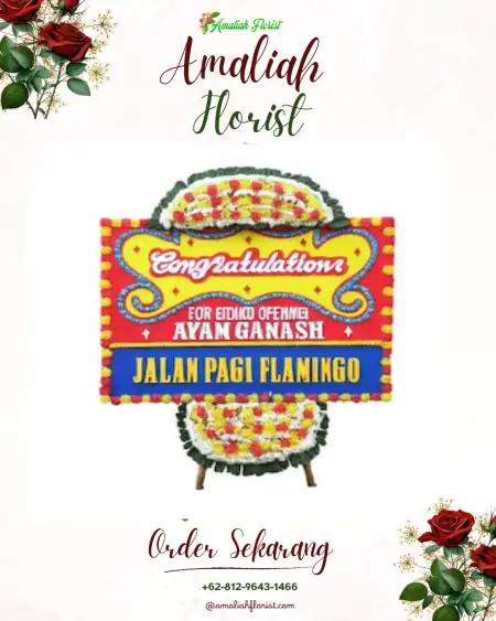 Sewa Papan Bunga Plombokan